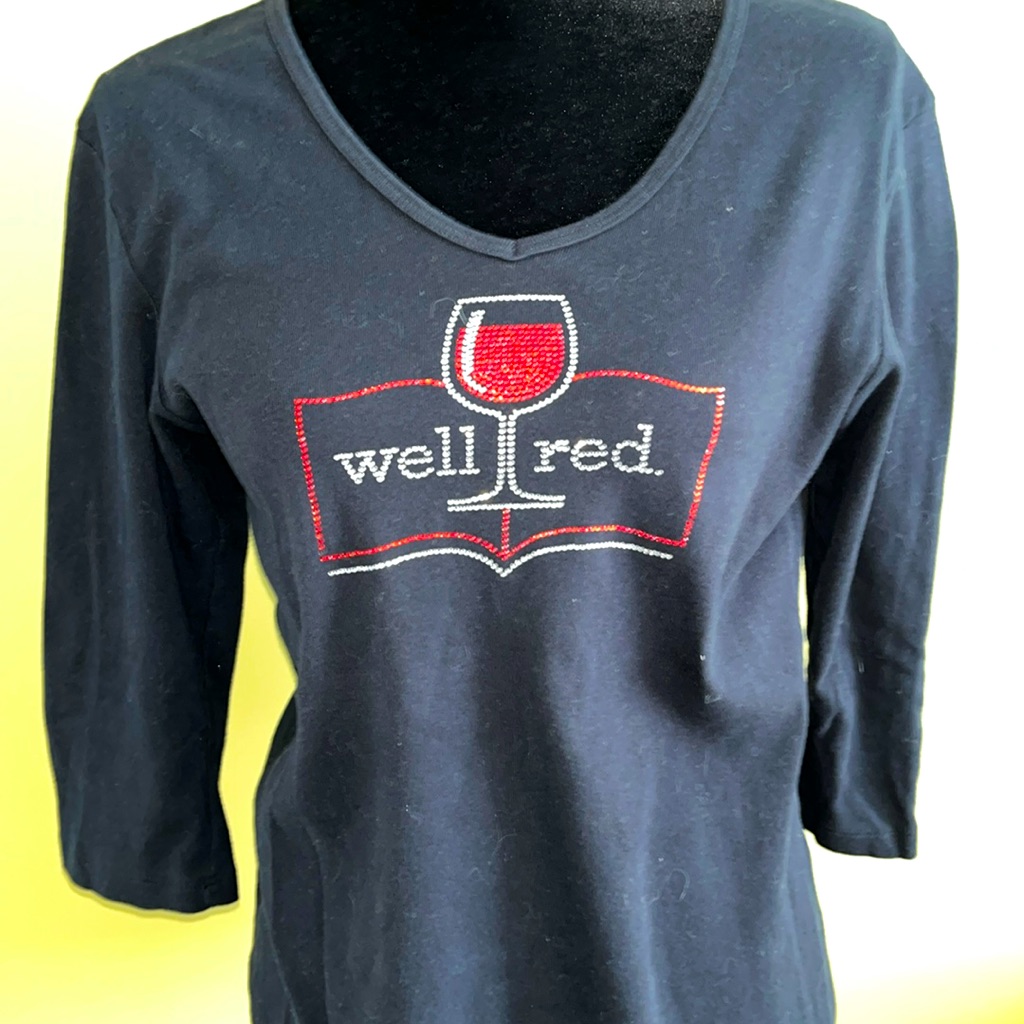 Wine/Book Tee